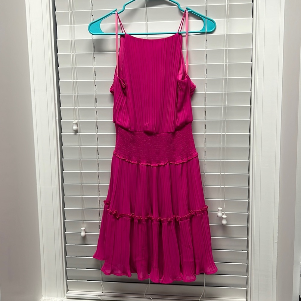 Hot pink dress